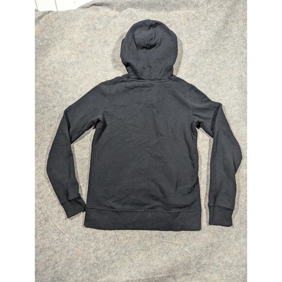 Hollister California Women's Hoodie Black Size XS Y2K 2000s Logo Fitted - Picture 7 of 7